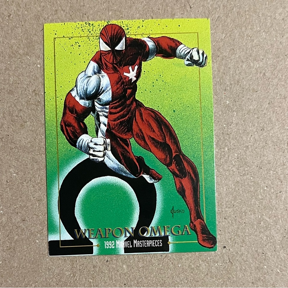 1992 SkyBox Marvel Masterpieces Weapon Omega #96 Trading Card